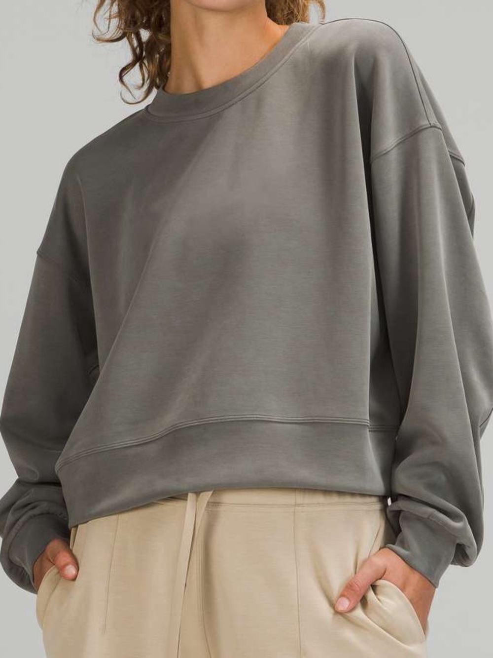 Lululemon SoftStream Oversized Crop Sweatshirt